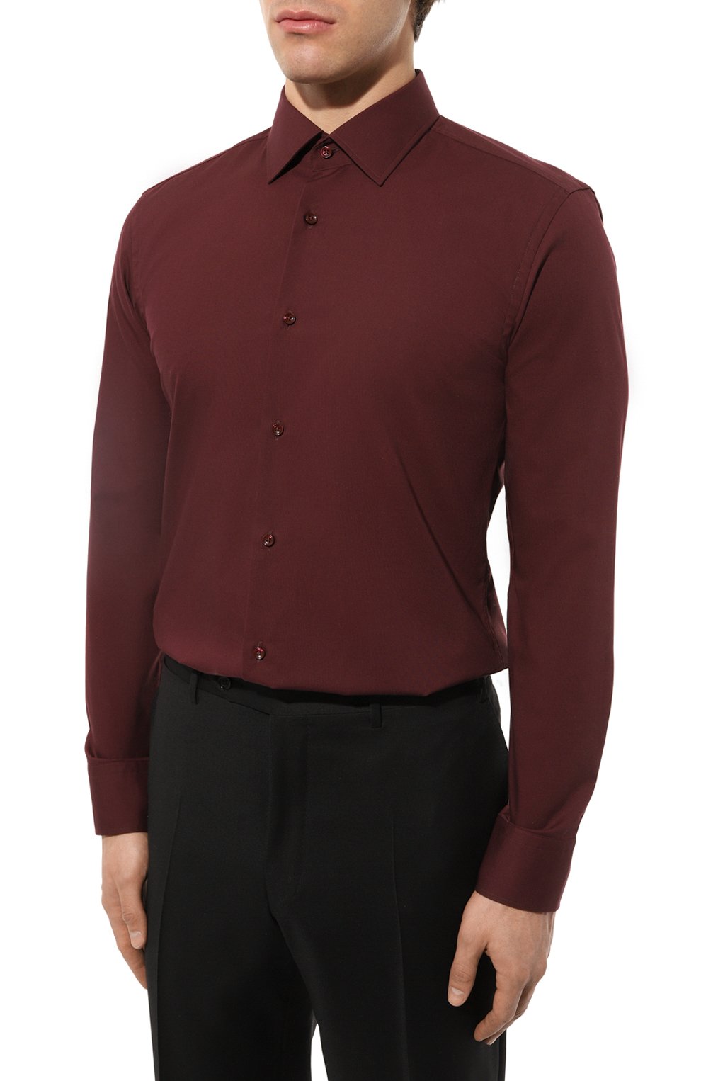 Хлопковая сорочка BOSS, арт. 50469345, фото 3