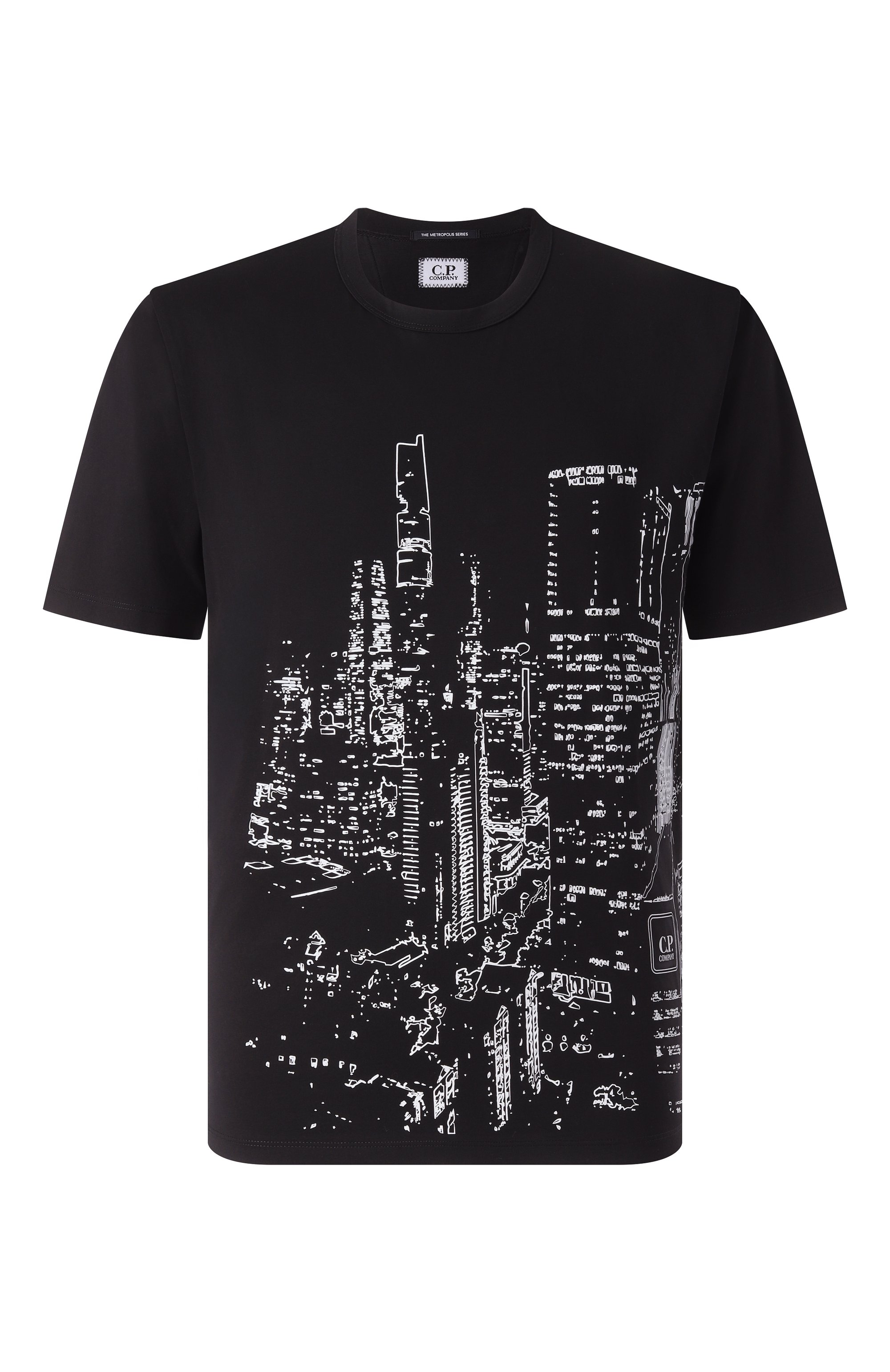 Хлопковая футболка C.P. COMPANY, арт. 18CLTS044A006370W, фото 1