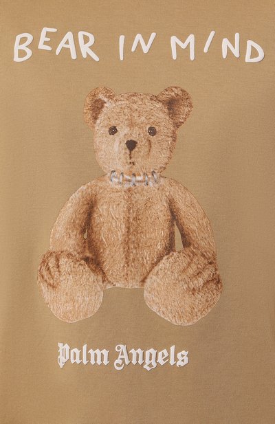 Хлопковая футболка PALM ANGELS, арт. PWAA017F24JER005, фото 5