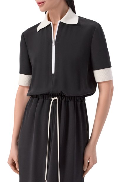 Шелковое платье KITON, арт. D61330K0942H, фото 4