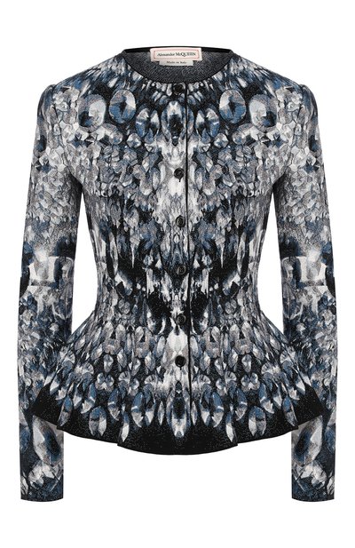 Женский кардиган из смеси шелка и вискозы ALEXANDER MCQUEEN, арт. 585246/Q1AG2
