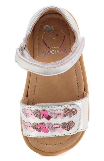 Кожаные босоножки SHOO POM, арт. TITY HEART/LAMINAT0/24-27, фото 4