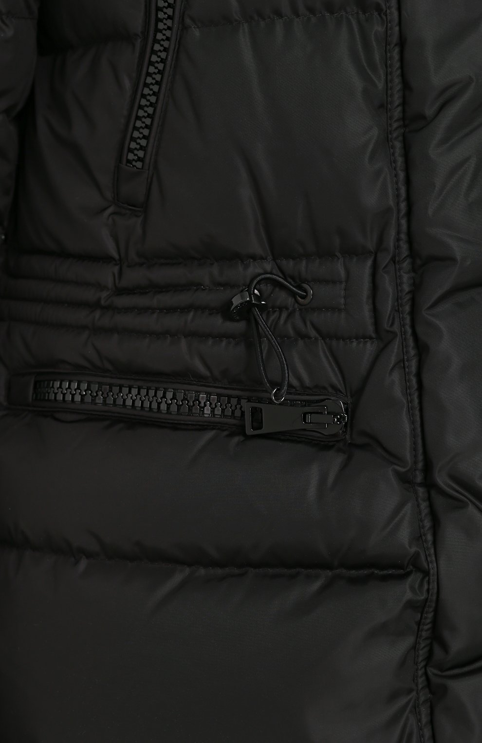 Приталенный стеганый пуховик с меховой отделкой капюшона MONCLER, арт. C2-093-49885-25-54155, фото 5