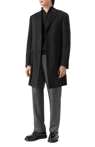 Кожаные дерби BLU BARRETT черного цвета по цене 64850 руб., арт. CITY354-009.1/P0LISHED B, фото 2 Кожаные дерби BLU BARRETT, арт. CITY354-009.1/P0LISHED B, фото 2