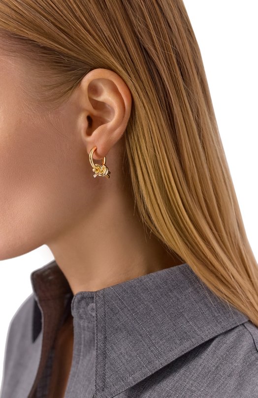 Серьги Bottega Veneta 838167/V507D 8119 Золотой  838167/V507D 8119 Фото 2