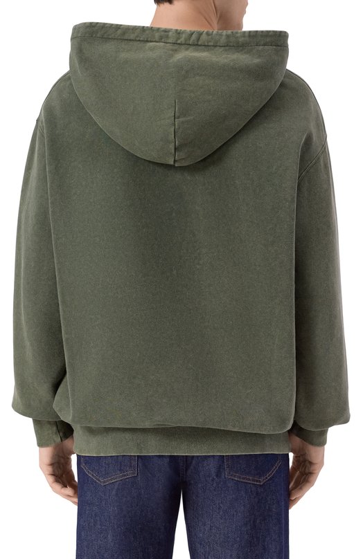 Хлопковое худи Gucci 788771/XJG6A Зелёный  788771/XJG6A Фото 4