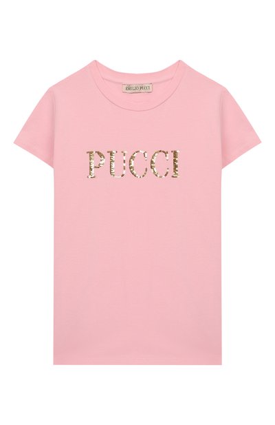 Хлопковая футболка EMILIO PUCCI, арт. 9M8011/MX170/10-14, фото 1