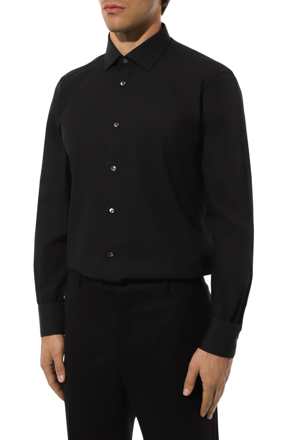 Хлопковая сорочка ZEGNA, арт. CT1069/9MS0MT001, фото 4