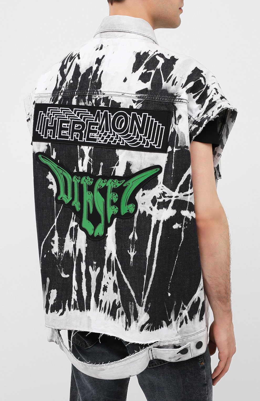 Джинсовый жилет DIESEL, арт. A00425/009GX, фото 4