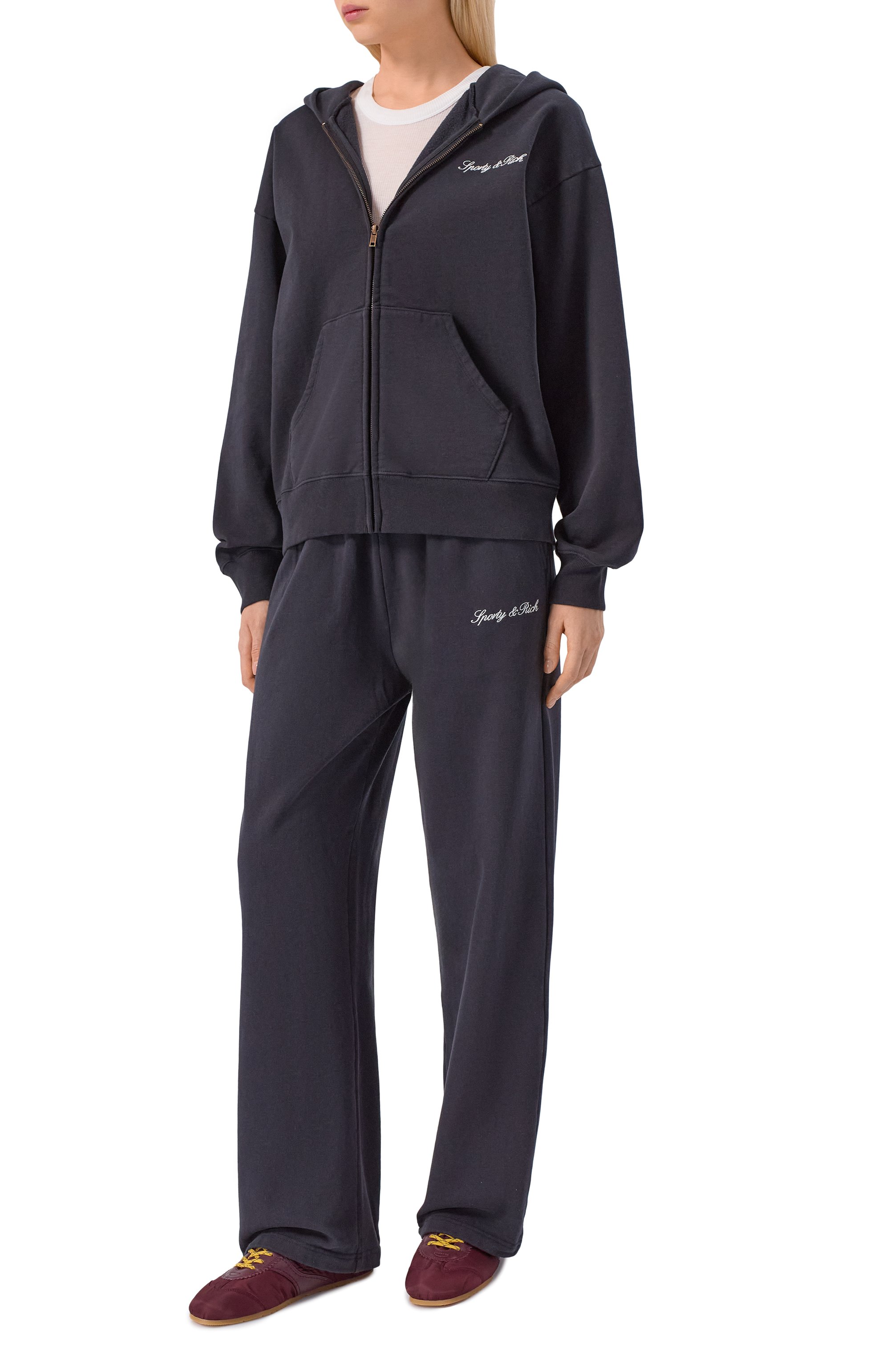 Хлопковая толстовка SPORTY AND RICH, арт. ST08860326BA01, фото 2