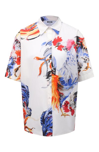 Женская хлопковая рубашка MSGM, арт. 3042MDE115X 217350