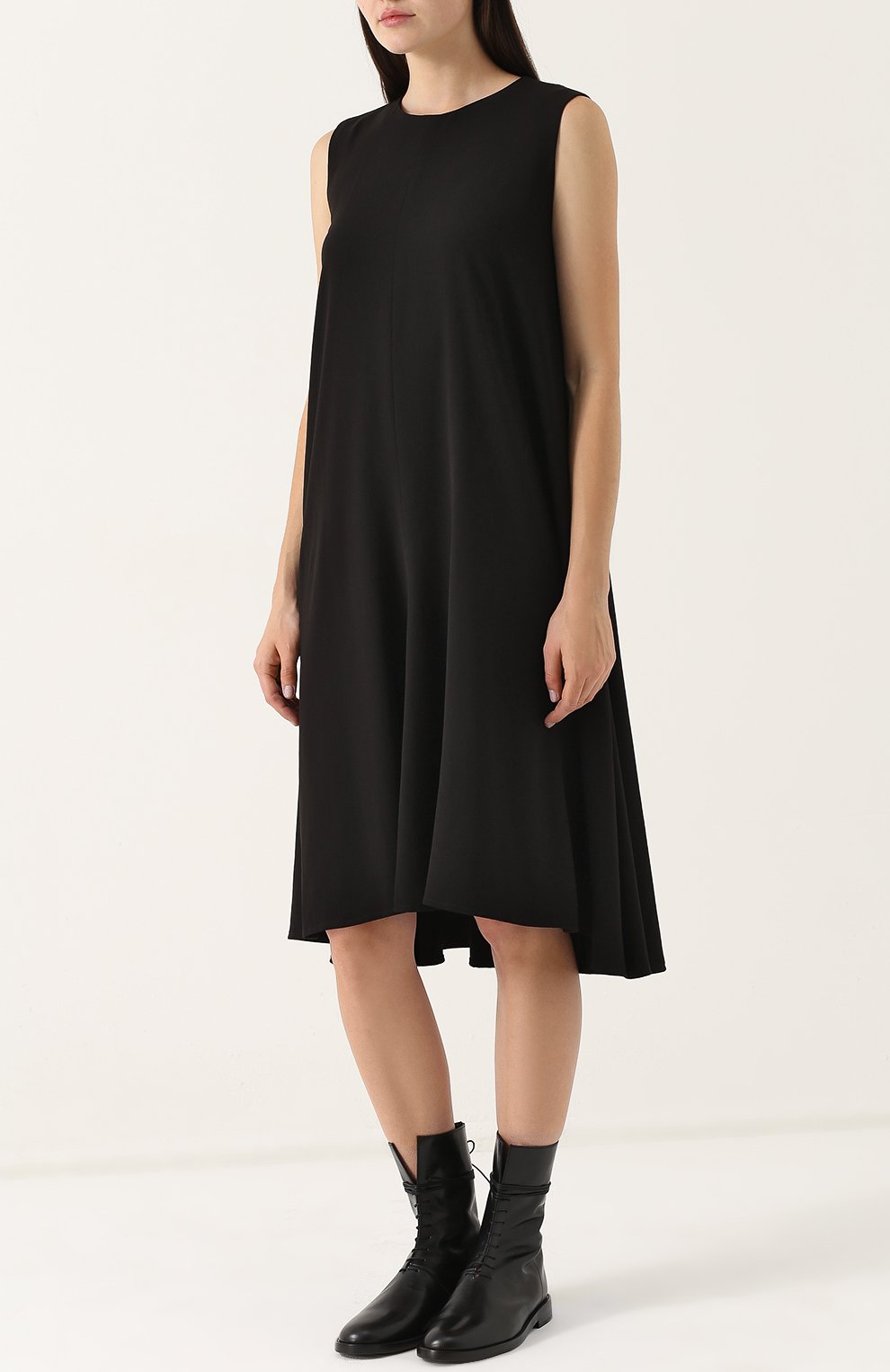 Платье-миди свободного кроя без рукавов Y`S, арт. YQ-D76-543, фото 3