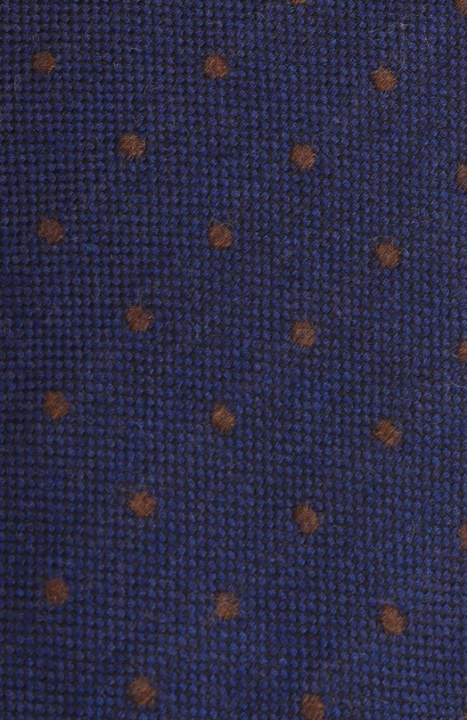 Галстук из шерсти и шелка Corneliani 26U302-2620325 Синий  26U302-2620325 Фото 4