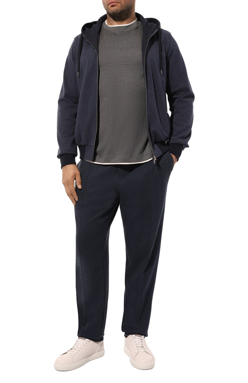 Футболка из шелка и хлопка BRUNELLO CUCINELLI, арт. MH8367427W, фото 2