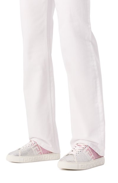 Текстильные кеды greca VERSACE, арт. 1013568/1A13090, фото 3