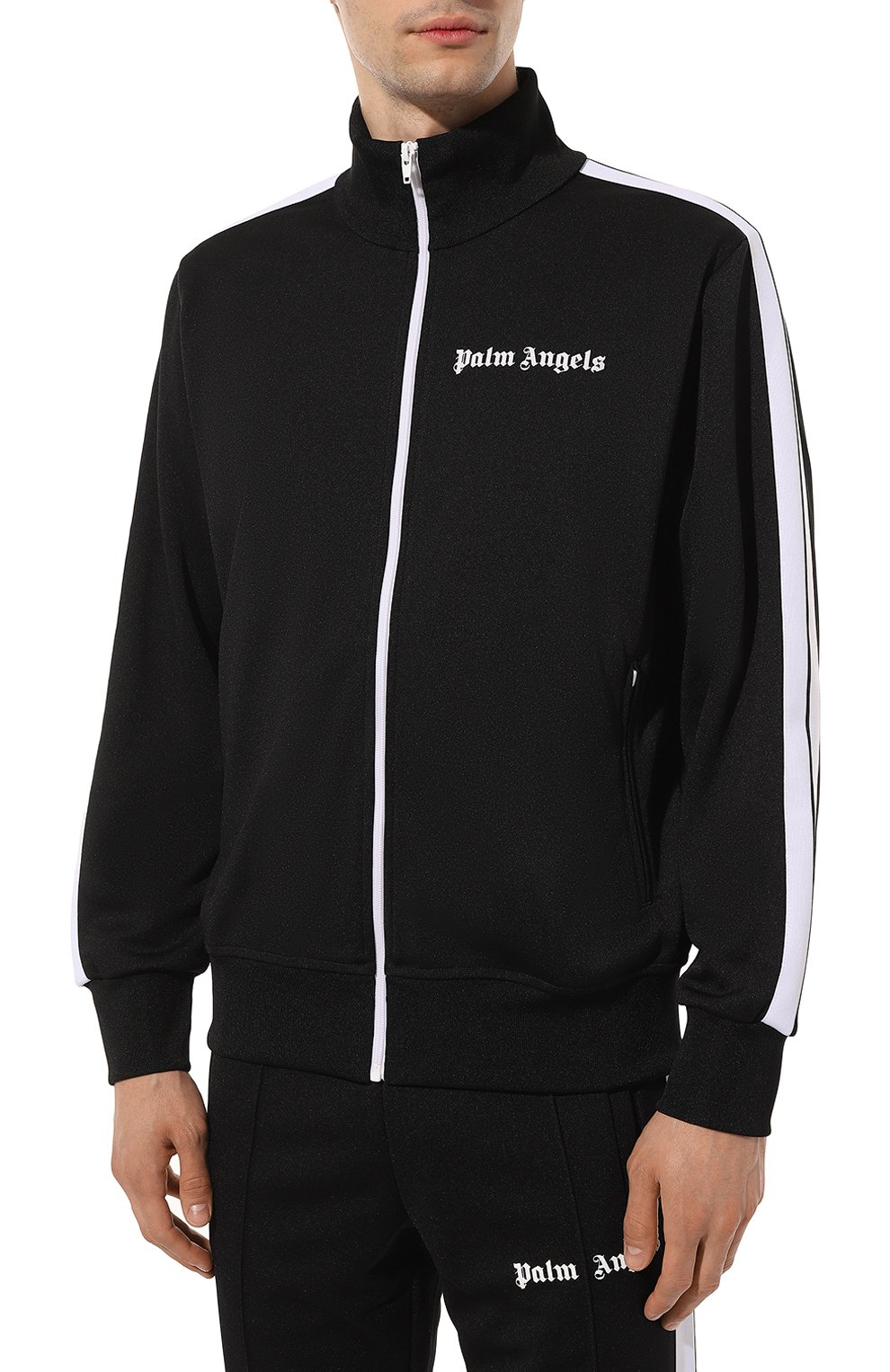 Толстовка PALM ANGELS черного цвета по цене 57350 руб., арт. PMBD001C99FAB0041001, фото 3 Толстовка PALM ANGELS, арт. PMBD001C99FAB0041001, фото 3