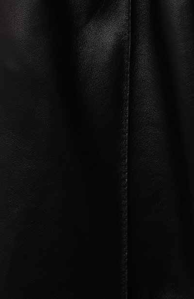 Кожаные брюки BRUNELLO CUCINELLI черного цвета по цене 128500 руб., арт. BPTANP044A, фото 3 Кожаные брюки BRUNELLO CUCINELLI, арт. BPTANP044A, фото 3