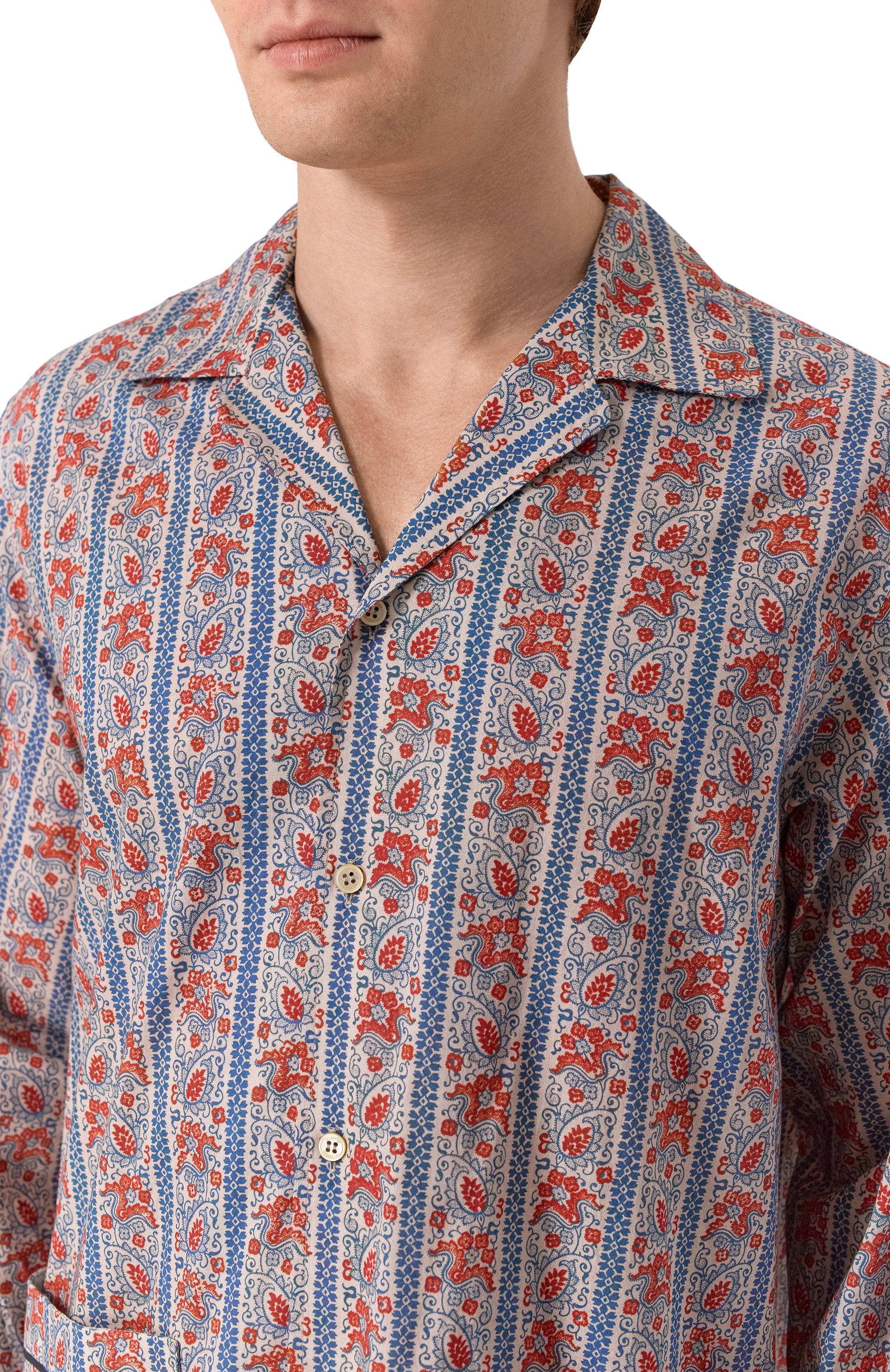 Хлопковая рубашка VALENTINO, арт. 6V3ABQ65AN2, фото 5