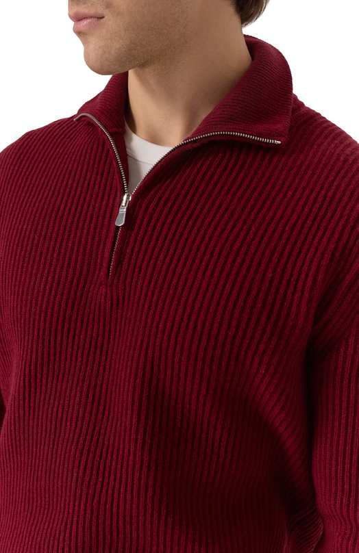 Шерстяной свитер Andrea Campagna M5625-6141 Бордовый  M5625-6141 Фото 5