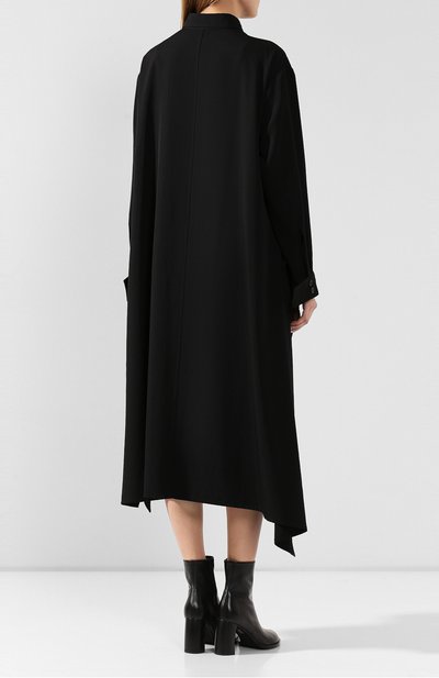 Шерстяное платье YOHJI YAMAMOTO, арт. NC-D04-100, фото 4