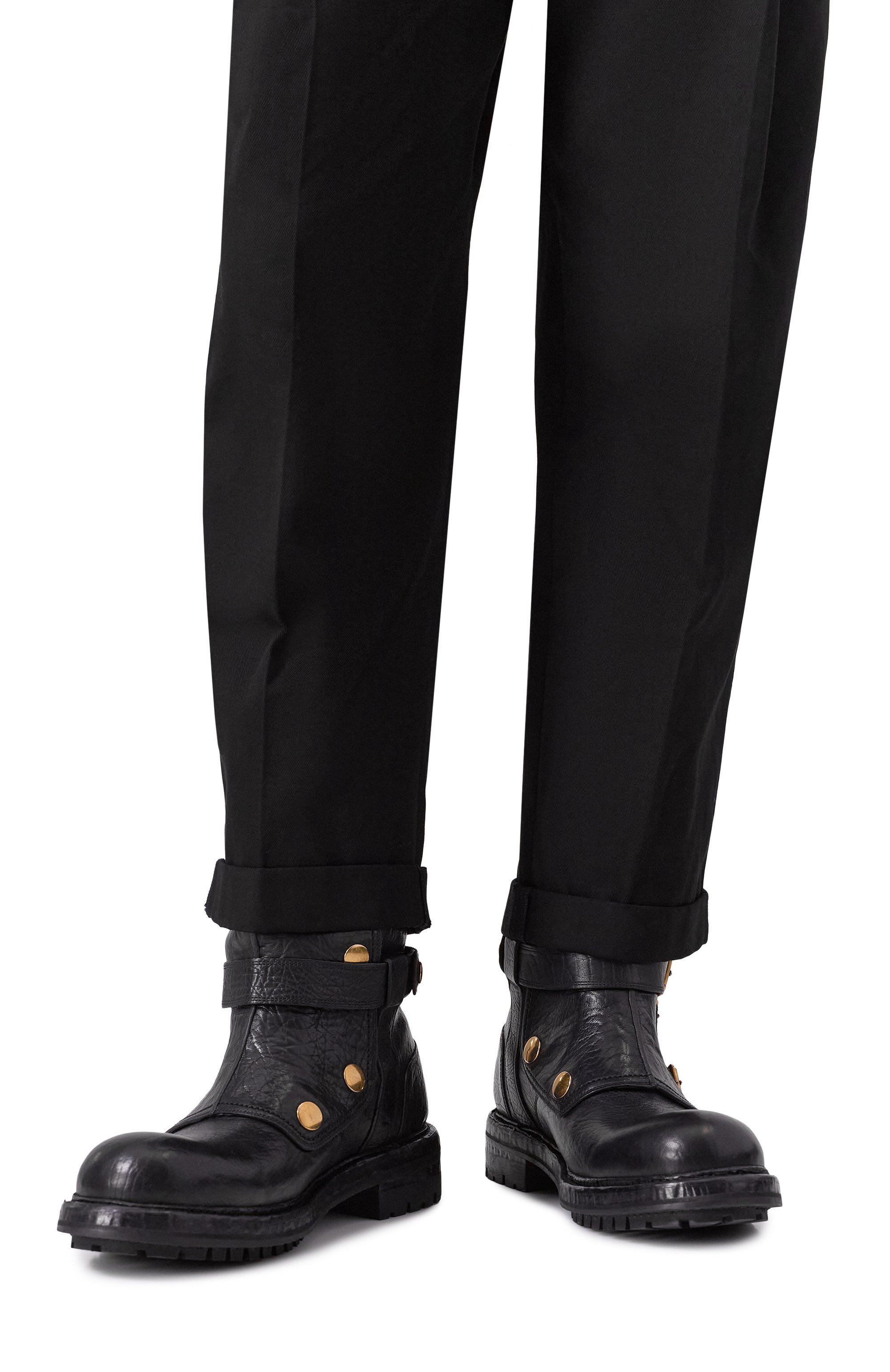 Кожаные сапоги DOLCE & GABBANA, арт. A70163/AW352, фото 3