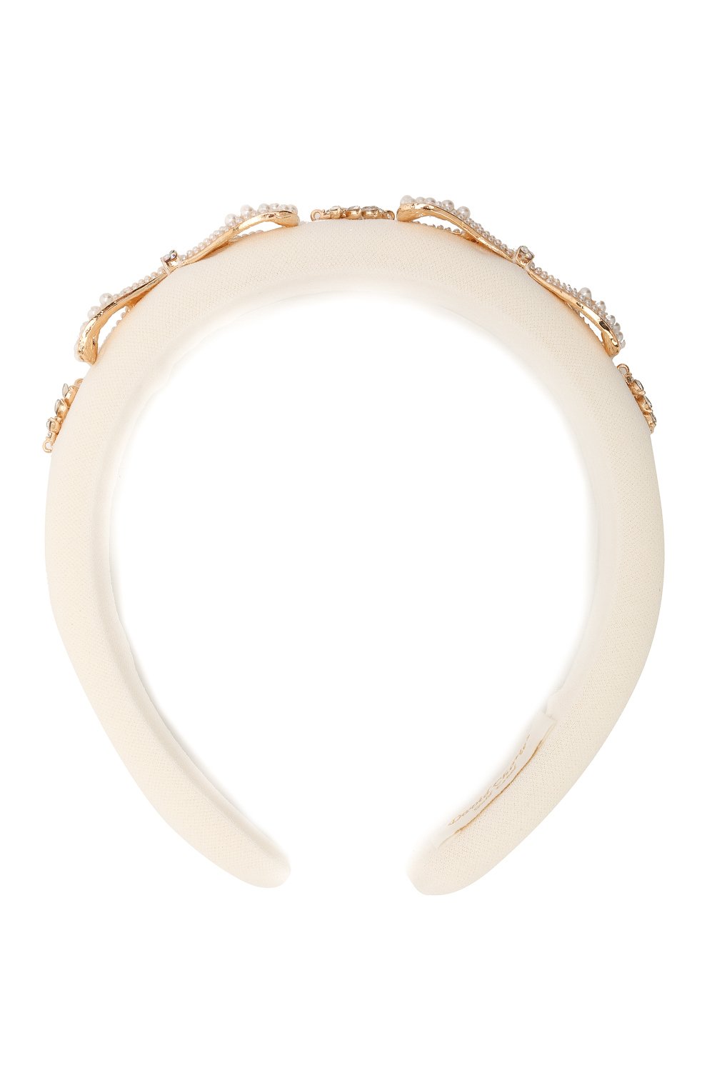 Ободок DAVID CHARLES белого цвета по цене 11650 руб., арт. 7715, фото 1 Ободок DAVID CHARLES, арт. 7715, фото 1