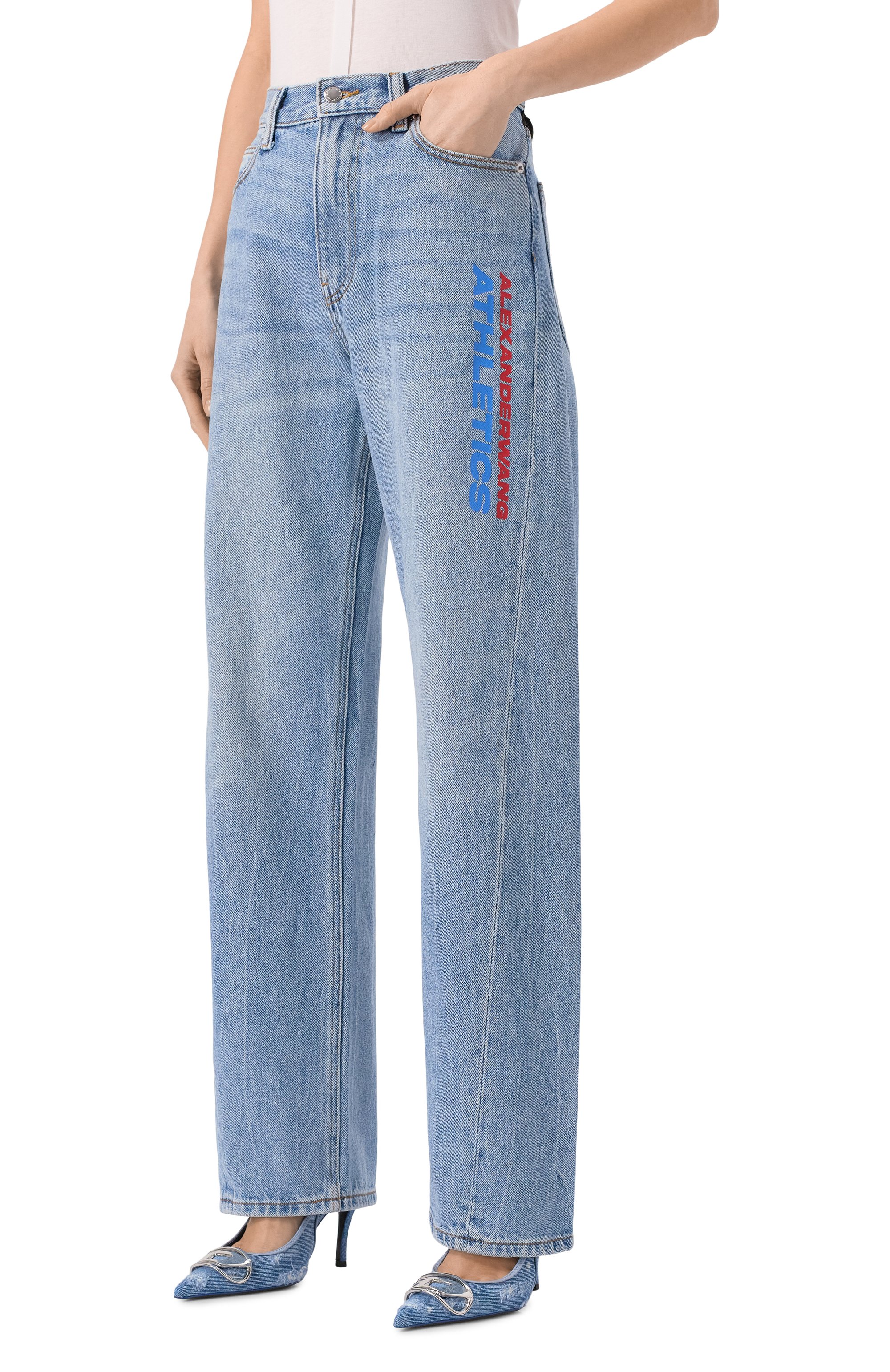 Джинсы ALEXANDER WANG, арт. 4DC2254767, фото 3