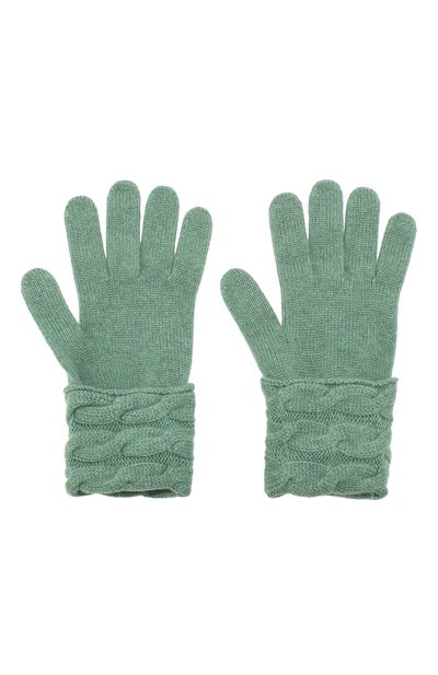 Кашемировые перчатки KASHJA` CASHMERE зеленого цвета по цене 14350 руб., арт. 382-12, фото 2 Кашемировые перчатки KASHJA` CASHMERE, арт. 382-12, фото 2
