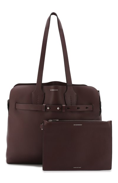 Сумка soft belt bag BURBERRY бордового цвета по цене 176500 руб., арт. 8006569, фото 3 Сумка soft belt bag BURBERRY, арт. 8006569, фото 3