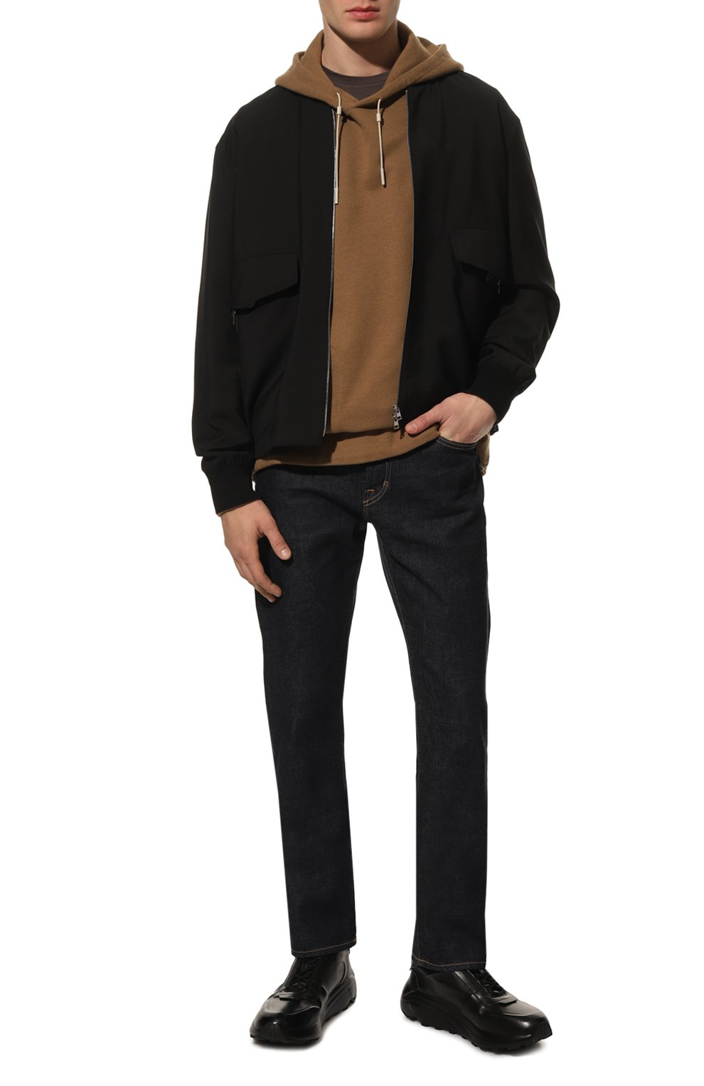 Кожаные кроссовки OFFICINE CREATIVE черного цвета по цене 57850 руб., арт. SPHYKE_LUX/001/BUTTER0 NAPPA, фото 2 Кожаные кроссовки OFFICINE CREATIVE, арт. SPHYKE_LUX/001/BUTTER0 NAPPA, фото 2