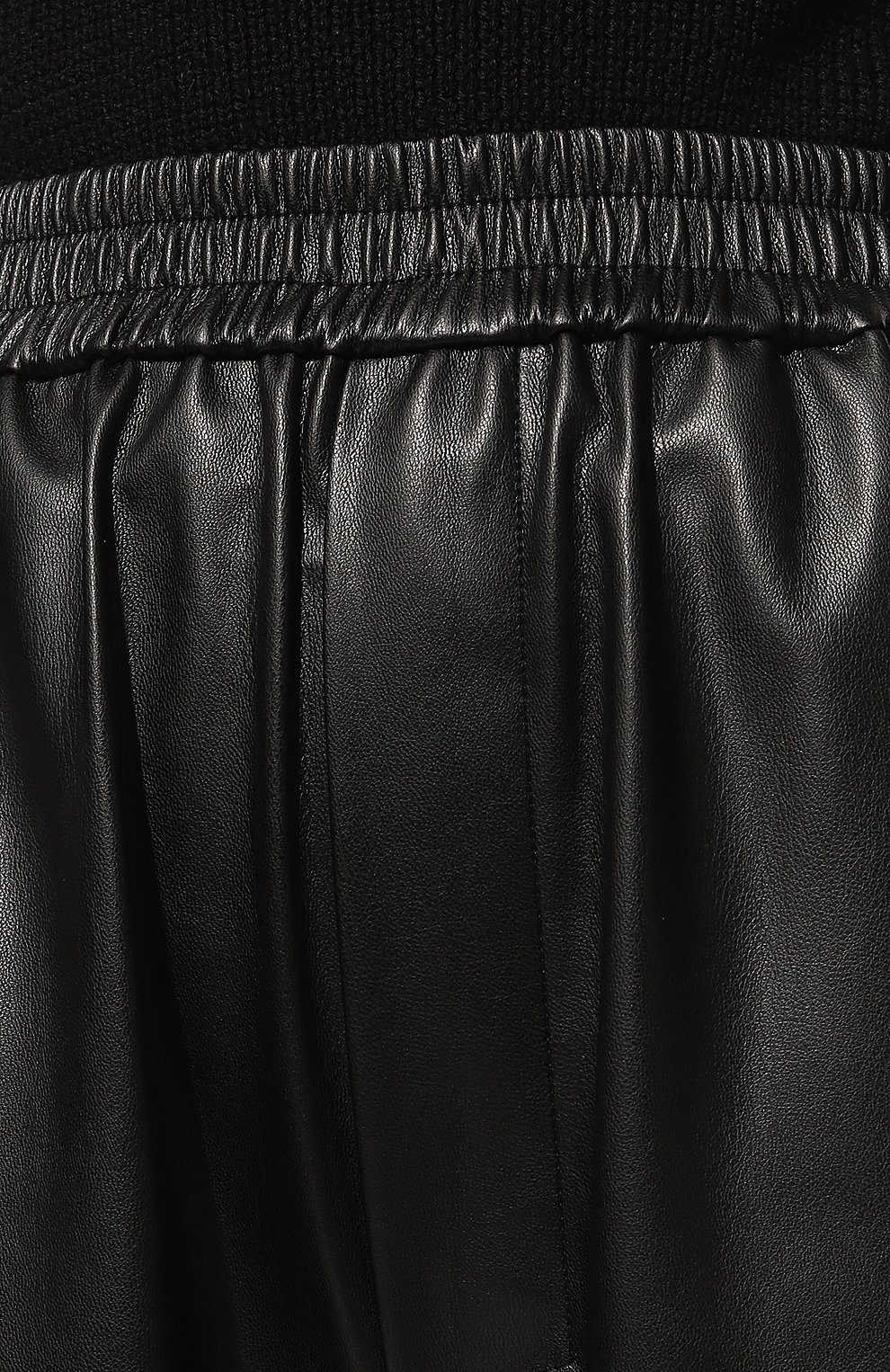 Брюки из экокожи SEVEN LAB черного цвета по цене 21000 руб., арт. PVEG eco black, фото 5 Брюки из экокожи SEVEN LAB, арт. PVEG eco black, фото 5