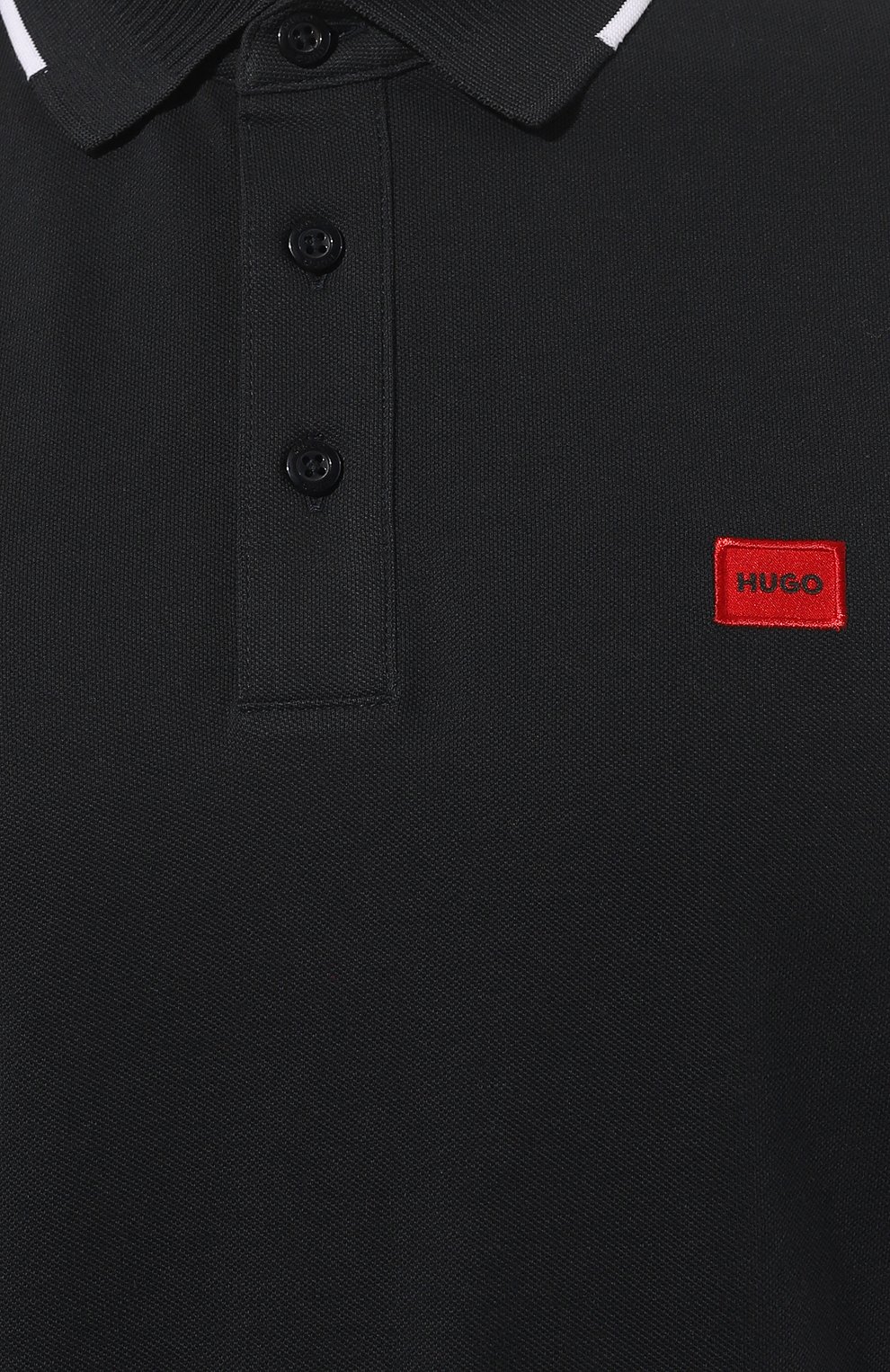 Хлопковое поло HUGO, арт. 50490775, фото 5