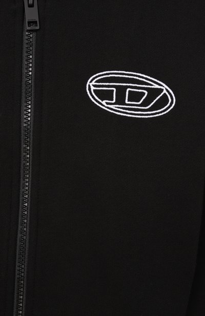 Хлопковая толстовка DIESEL, арт. J02620/0GEAD, фото 3