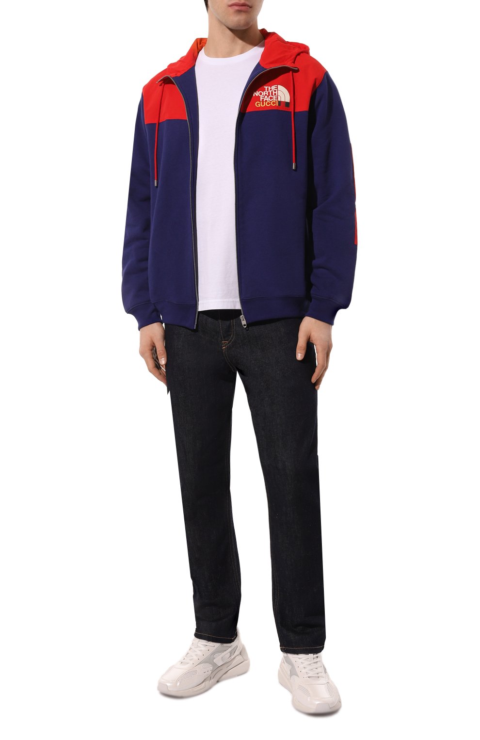 Хлопковая толстовка the north face x gucci GUCCI, арт. 671462 XJDRN, фото 2