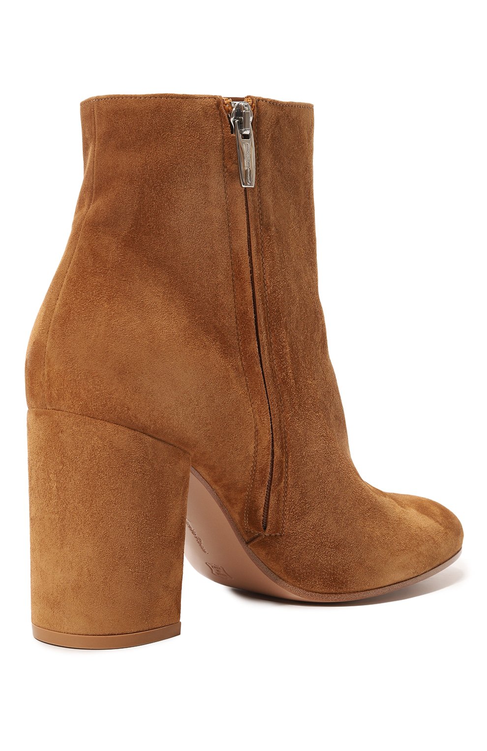 Замшевые ботильоны rolling 85 GIANVITO ROSSI коричневого цвета по цене 99700 руб., арт. G70636.85RIC.CASALM0, фото 5 Замшевые ботильоны rolling 85 GIANVITO ROSSI, арт. G70636.85RIC.CASALM0, фото 5