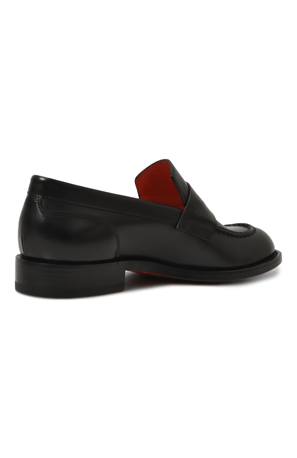 Кожаные пенни-лоферы SANTONI черного цвета по цене 68600 руб., арт. WUFL70432BJ2BSV4N01, фото 5 Кожаные пенни-лоферы SANTONI, арт. WUFL70432BJ2BSV4N01, фото 5