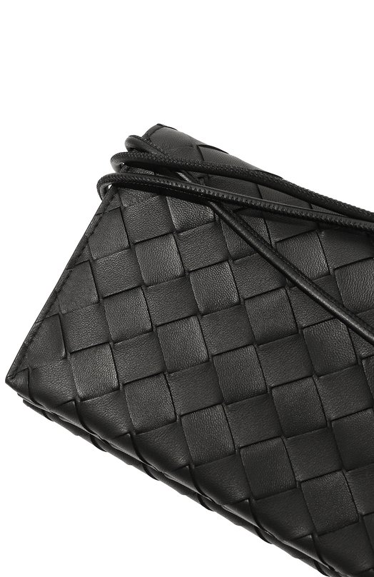 Кожаный кошелек Bottega Veneta 708586/V3UH2 Чёрный  708586/V3UH2 Фото 3