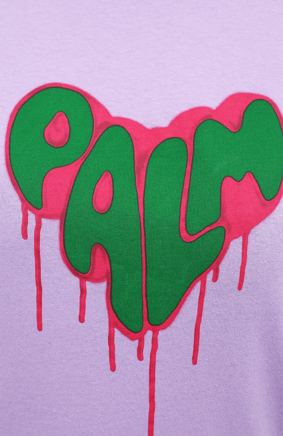 Хлопковый лонгслив PALM ANGELS сиреневого цвета по цене 36700 руб., арт. PWAB012F21JER0043632, фото 5 Хлопковый лонгслив PALM ANGELS, арт. PWAB012F21JER0043632, фото 5