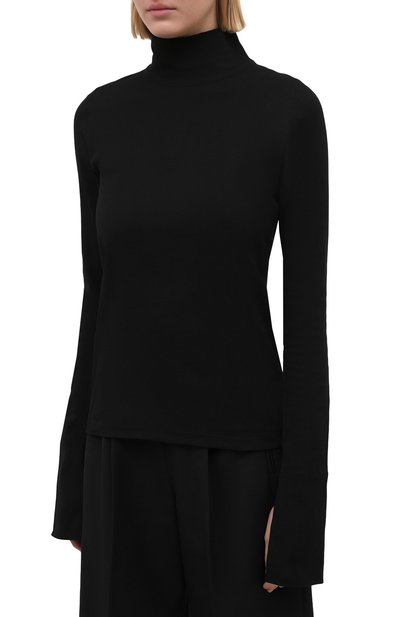 Хлопковая водолазка JIL SANDER, арт. JSWS707302-WS247108, фото 3