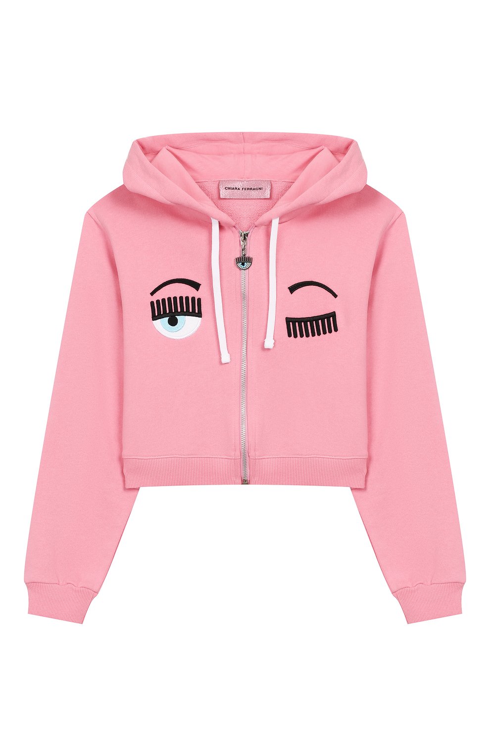 Укороченная толстовка из хлопка CHIARA FERRAGNI, арт. 20PE-CFKF024, фото 1