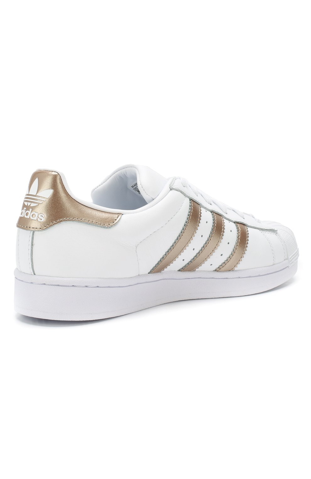 Кожаные кеды superstar ADIDAS ORIGINALS, арт. CG5463, фото 4