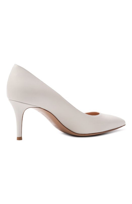 Кожаные туфли Gianvito 70 Gianvito Rossi G26770.70RIC.VITBIAN Белый  G26770.70RIC.VITBIAN Фото 5