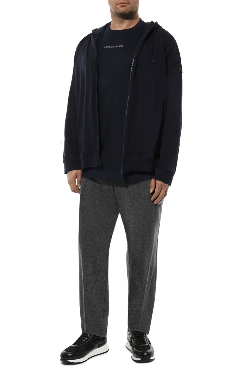 Хлопковая толстовка PAUL&SHARK, арт. C0P1017/3XL-6XL, фото 2
