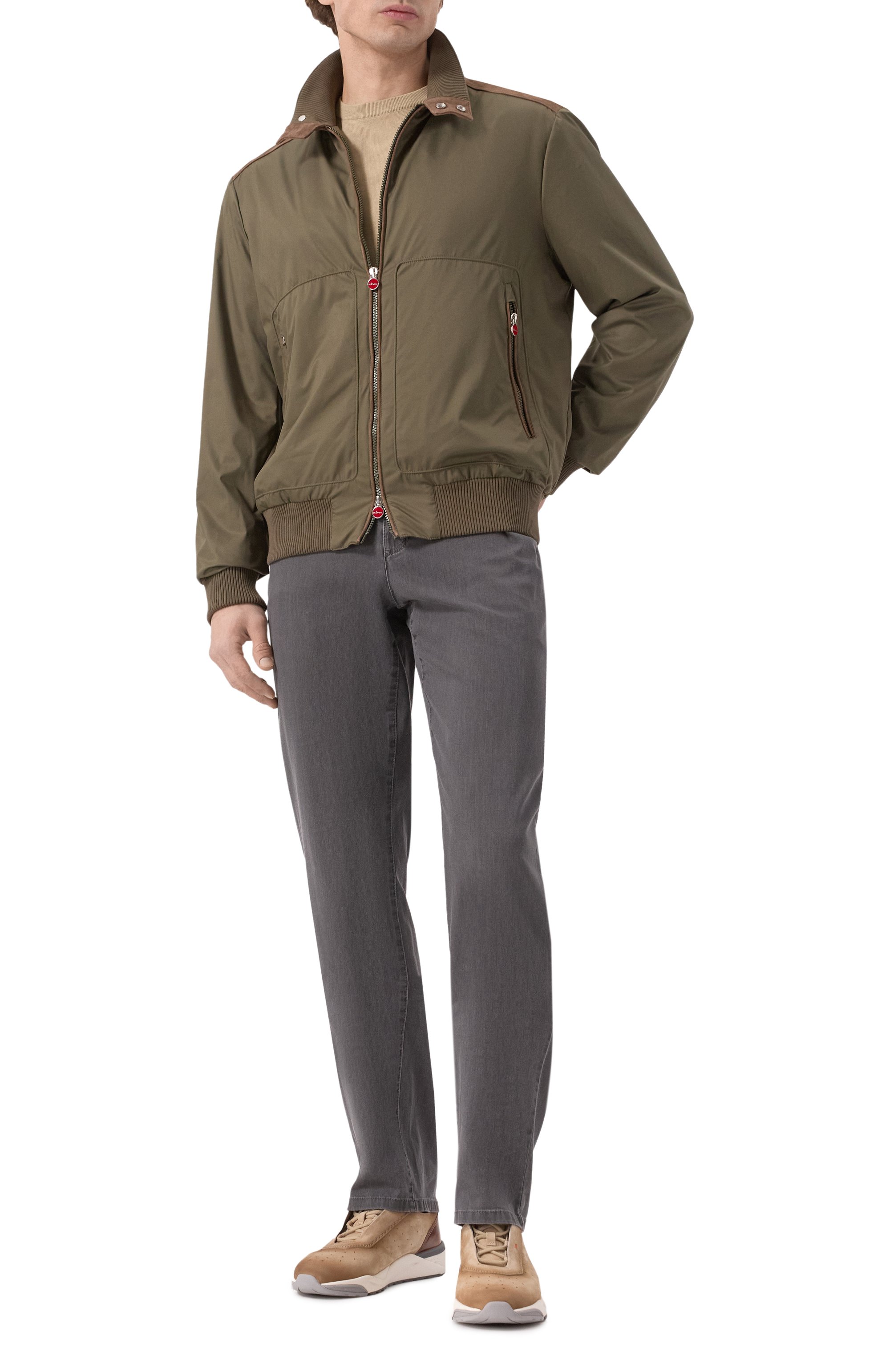 Кроссовки innova из нубука SANTONI, арт. MBIG22032BGRT0PQ, фото 2