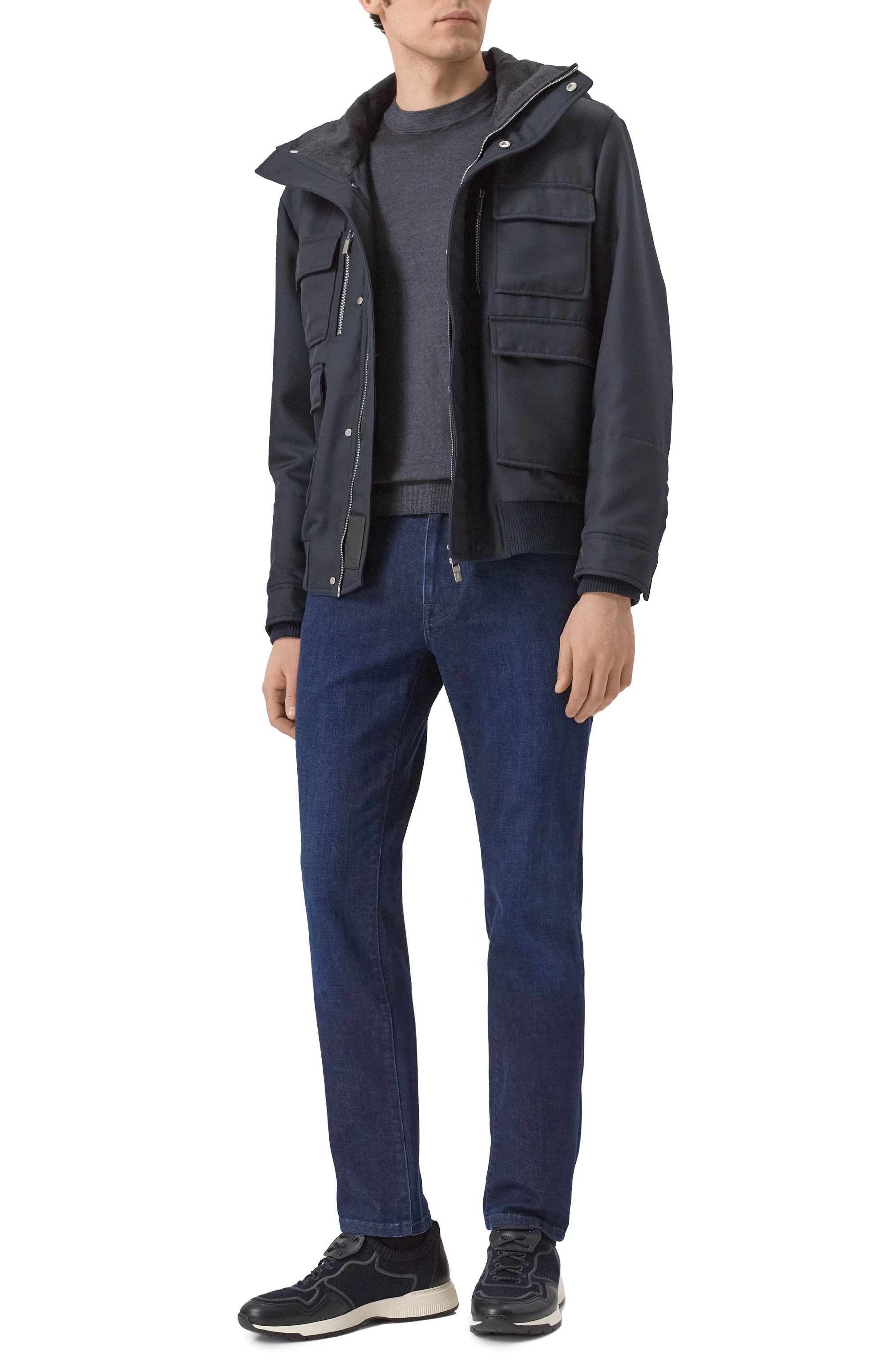 Комбинированные кроссовки ZILLI, арт. H0139AM0152VZEV01, фото 2