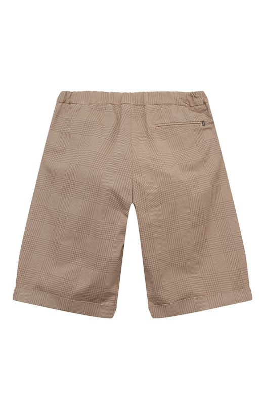 Хлопковые шорты Dondup Kids Бежевый, фото 2
