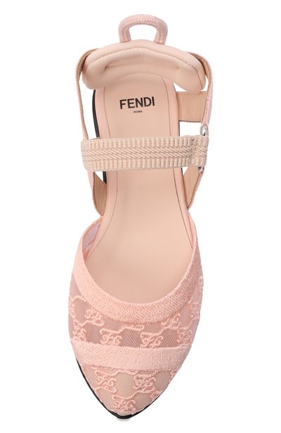 Текстильные балетки FENDI, арт. JFR341/AGES/32-39, фото 4