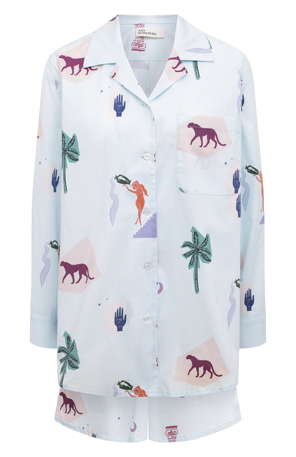 Хлопковая пижама ANY WOWZERS, арт. BFR02-PA-P, фото 1