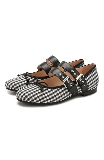 Кожаные балетки IL GUFO, арт. G312/VICHY/31-34