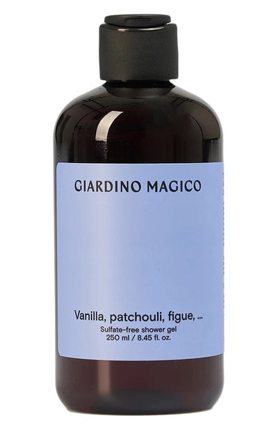 Женского бессульф�атный гель для душа vanilla, patchouli, figue,… (250ml) GIARDINO MAGICO, арт. 4640200325778
